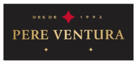 DES DE 1992 PERE VENTURA Logo (EUIPO, 13.03.2020)