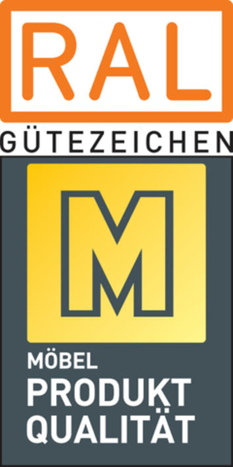 RAL GÜTEZEICHEN M MÖBEL PRODUKT QUALITÄT Logo (EUIPO, 16.09.2022)