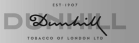 DUNHILL TOBACCO OF LONDON LTD EST 1907 Logo (EUIPO, 12/16/2022)