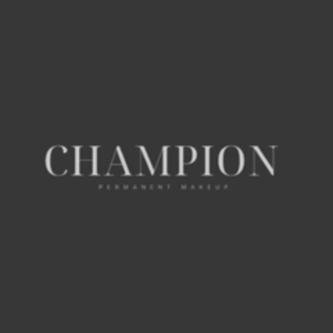 CHAMPION permanent makeup Logo (EUIPO, 18.10.2023)