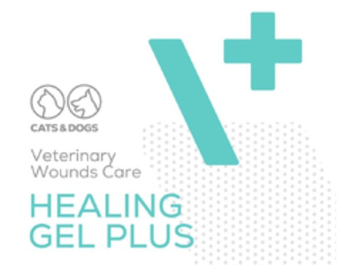 HEALING GEL PLUS Veterinary Wounds Care CATS & DOGS Logo (EUIPO, 05/20/2024)