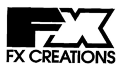 FX FX CREATIONS Logo (EUIPO, 01.04.1996)