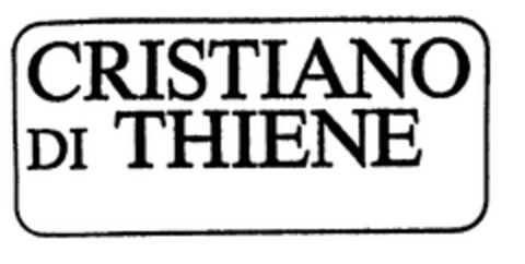 CRISTIANO DI THIENE Logo (EUIPO, 01.04.1996)