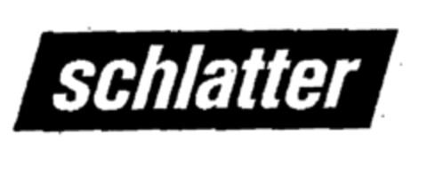 SCHLATTER Logo (EUIPO, 09/17/1996)