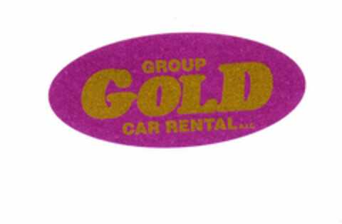 GROUP GOLD CAR RENTAL A.I.E. Logo (EUIPO, 08/18/1997)