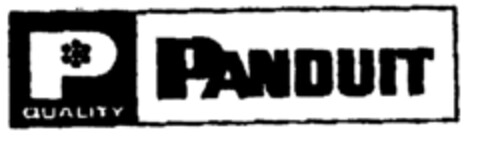 P QUALITY PANDUIT Logo (EUIPO, 19.06.1998)