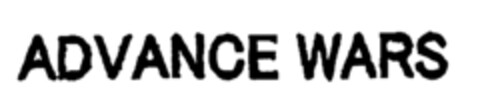 ADVANCE WARS Logo (EUIPO, 01.06.2001)