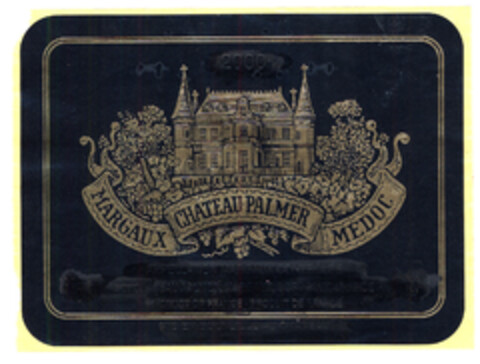 MARGAUX CHATEAU PALMER MEDOC Logo (EUIPO, 23.10.2003)