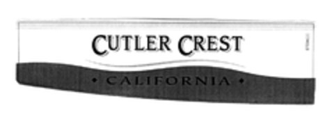 CUTLER CREST CALIFORNIA Logo (EUIPO, 28.10.2004)