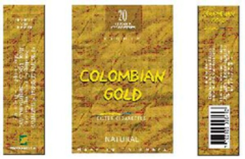 COLOMBIAN GOLD NATURAL Logo (EUIPO, 02.11.2005)