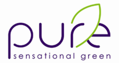 pure sensational green Logo (EUIPO, 28.11.2008)