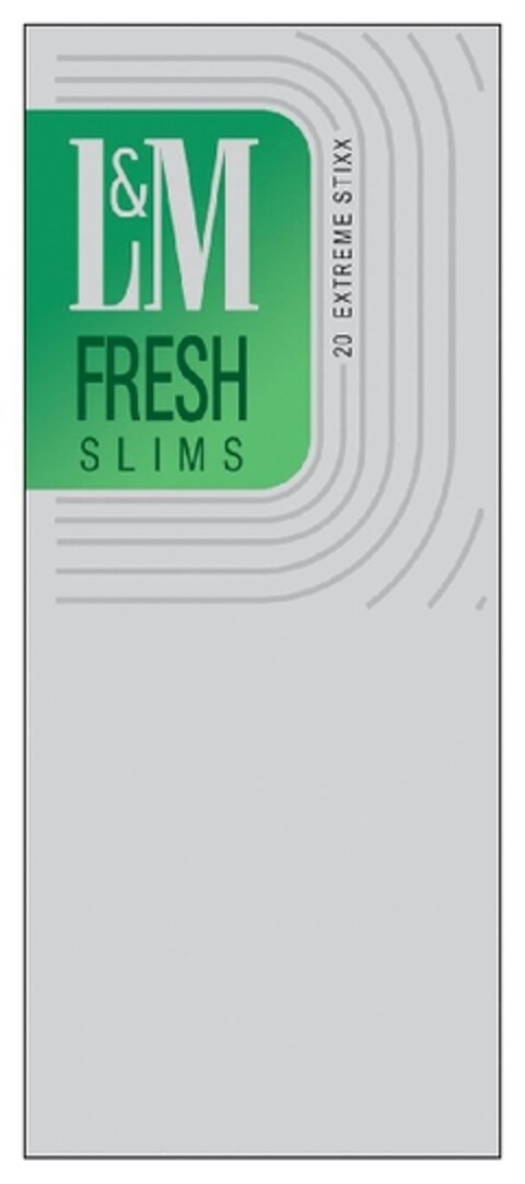 L & M FRESH SLIMS 20 EXTREME STIXX Logo (EUIPO, 10/14/2010)