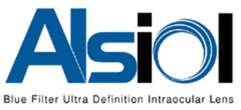 Alsiol Blue Filter Ultra Definition Intraocular Lens Logo (EUIPO, 10.01.2012)