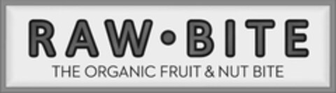 Raw bite the organic fruit & nut bite Logo (EUIPO, 02/24/2012)