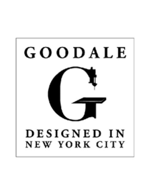 GOODALE G DESIGNED IN NEW YORK CITY Logo (EUIPO, 31.01.2013)