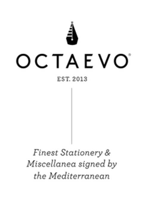 OCTAEVO EST. 2013  Finest Stationery & Miscellanea signed by the Mediterranean Logo (EUIPO, 03.05.2013)