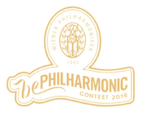 Wiener Philharmoniker 1842  bePHILHARMONIC  CONTEST 2016 Logo (EUIPO, 11/27/2015)