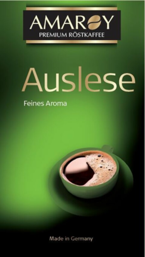 AMAROY PREMIUM RÖSTKAFFEE Auslese Feines Aroma Logo (EUIPO, 12/29/2017)