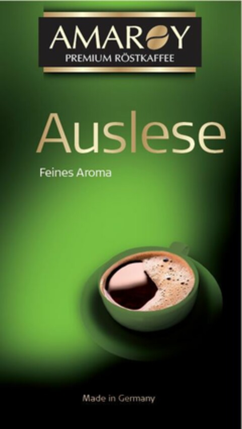 AMAROY PREMIUM RÖSTKAFFEE Auslese Feines Aroma Logo (EUIPO, 29.12.2017)