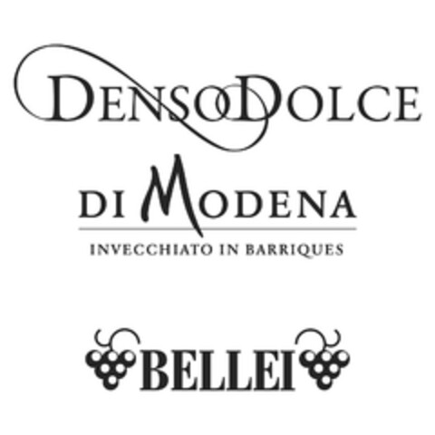 DENSO DOLCE DI MODENA INVECCHIATO IN BARRIQUES BELLEI Logo (EUIPO, 12.06.2019)