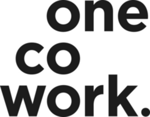 ONE CO WORK. Logo (EUIPO, 01/07/2020)