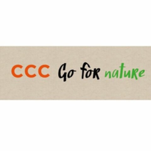 CCC Go for nature Logo (EUIPO, 03.03.2020)