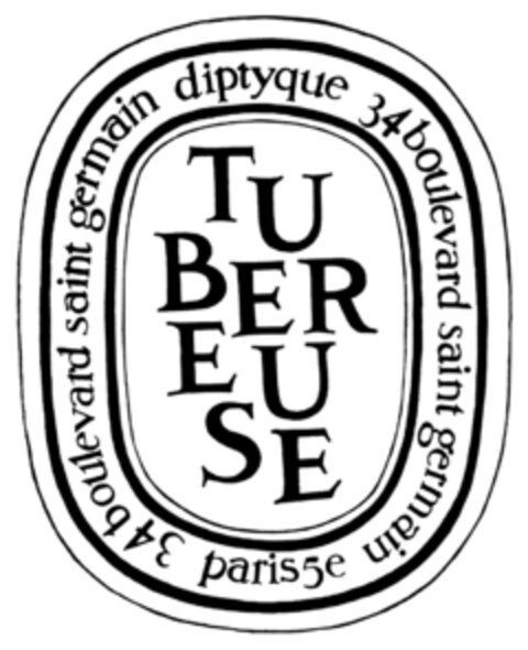 TUBEREUSE diptyque 34 boulevard saint germain paris 5e Logo (EUIPO, 15.10.2021)