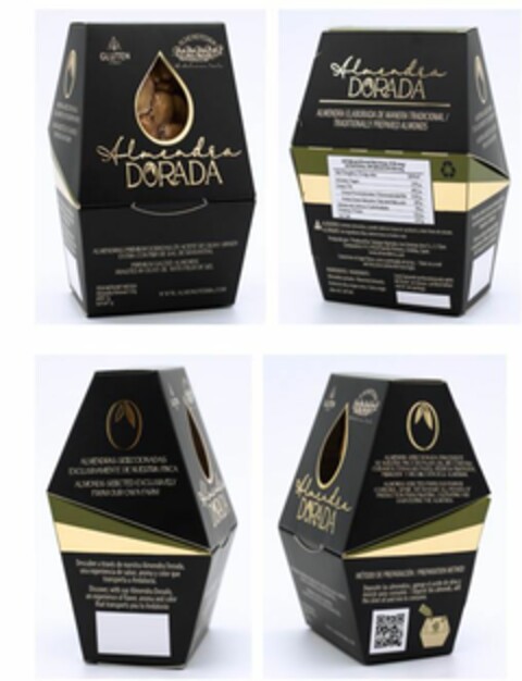 ALMONDTERRA ANDALUSIAN TASTE ALMENDRA DORADA Logo (EUIPO, 11/12/2021)