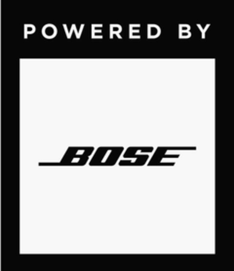 POWERED BY BOSE Logo (EUIPO, 08.11.2022)