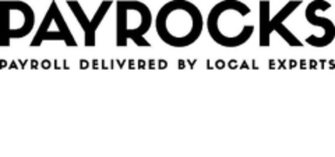 PAYROCKS PAYROLL DELIVERED BY LOCAL EXPERTS Logo (EUIPO, 20.10.2023)