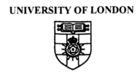 UNIVERSITY OF LONDON Logo (EUIPO, 14.06.1996)
