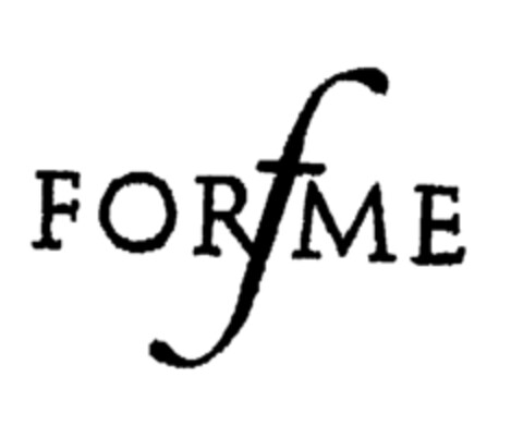 FOR f ME Logo (EUIPO, 10.01.1997)