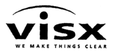 VISX WE MAKE THINGS CLEAR Logo (EUIPO, 06.06.1997)