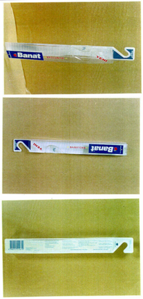 Banat EXCLUSIVE YENI Logo (EUIPO, 11/04/1998)