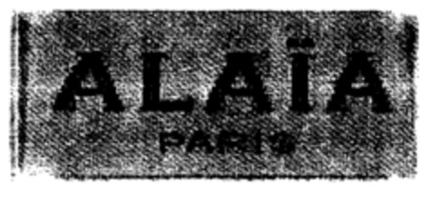 ALAÏA PARIS Logo (EUIPO, 11.07.2000)