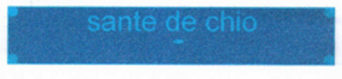 sante de chio Logo (EUIPO, 13.02.2001)