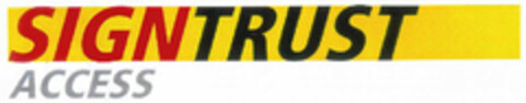 SIGNTRUST ACCESS Logo (EUIPO, 03/08/2001)