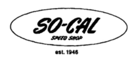 SO-CAL SPEED SHOP est. 1946 Logo (EUIPO, 17.09.2002)