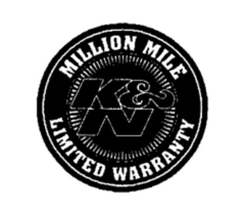 MILLION MILE K&N LIMITED WARRANT Logo (EUIPO, 13.10.2004)