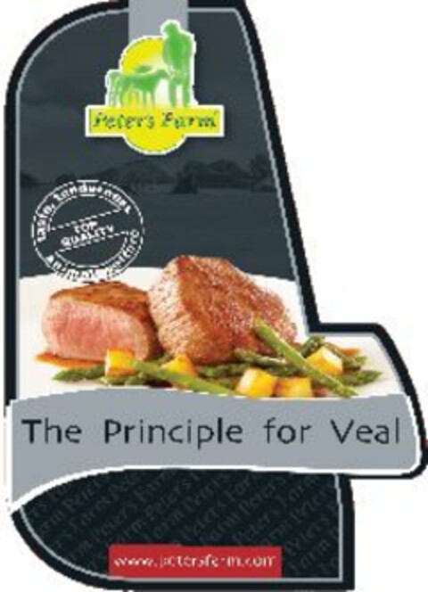 Peter's Farm The Principle for Veal Logo (EUIPO, 08/18/2006)