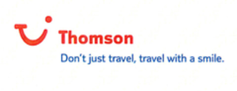 Thomson Don´t just travel, travel with a smile. Logo (EUIPO, 15.03.2007)