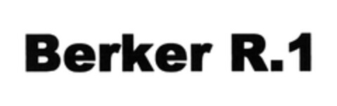 Berker R.1 Logo (EUIPO, 11/19/2007)