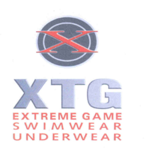 X XTG EXTREME GAME SWIMWEAR UNDERWEAR Logo (EUIPO, 18.02.2008)
