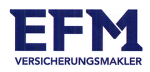 EFM VERSICHERUNGSMAKLER Logo (EUIPO, 20.05.2009)