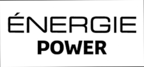 ÉNERGIE POWER Logo (EUIPO, 09/10/2009)