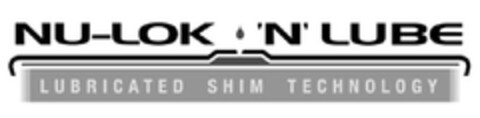 NU-LOK N LUBE LUBRICATED SHIM TECHNOLOGY Logo (EUIPO, 16.04.2012)