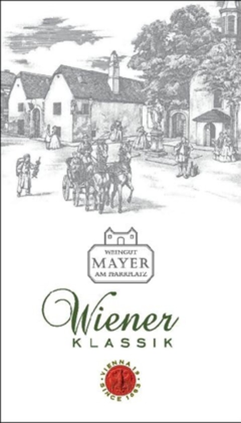 Weingut Mayer am Pfarrplatz Wiener Klassik Vienna 19 Since 1683 Logo (EUIPO, 04.10.2012)