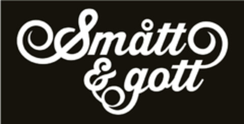 SMÅTT & GOTT Logo (EUIPO, 14.08.2015)