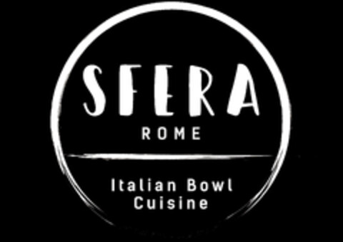 Sfera - Rome - Italian Bowl Cuisine Logo (EUIPO, 17.05.2017)