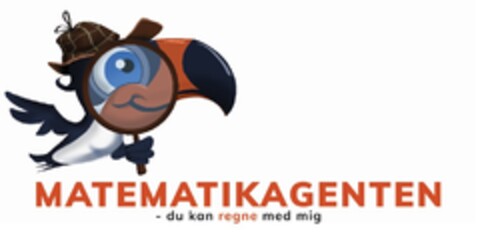 Matematikagenten - du kan regne med mig Logo (EUIPO, 06/24/2020)